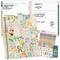 bloom daily planners 2026 Hard Cover Weekly & Monthly Planner, 8.5" x 11", Garden Party, Beige